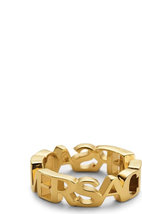 Versace Jewelry for Men Versace Logo Ring
