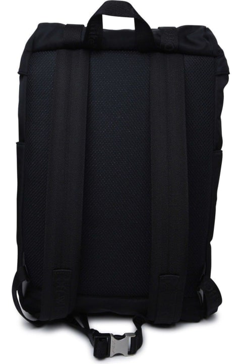 Buckle Detailed Foldover Top Backpack