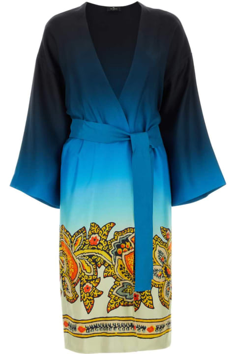 Fashion for Women Etro Printed Twill Kimono