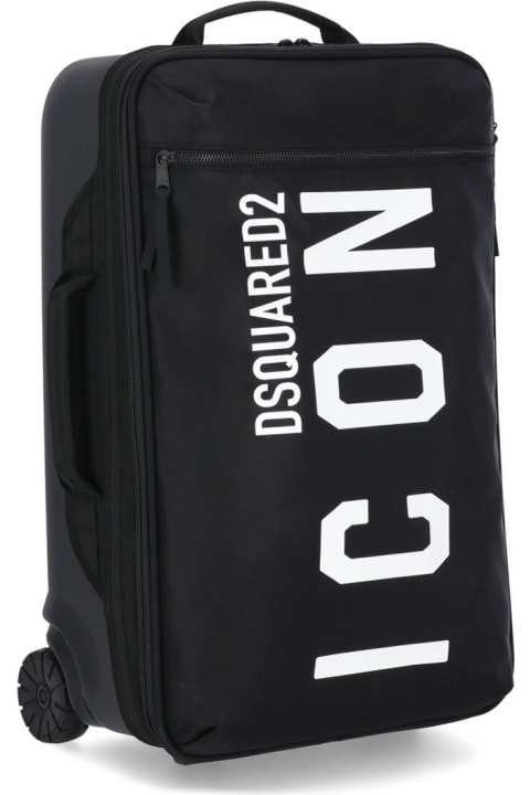 Luggage for Men Dsquared2 Icon Logo Luggage