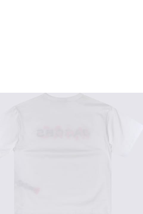 Marc Jacobs Topwear for Girls Marc Jacobs White, Pink And Black Cotton T-shirt