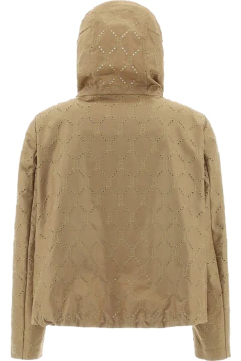 Herno for Women Herno Perforated Jacket With Hood