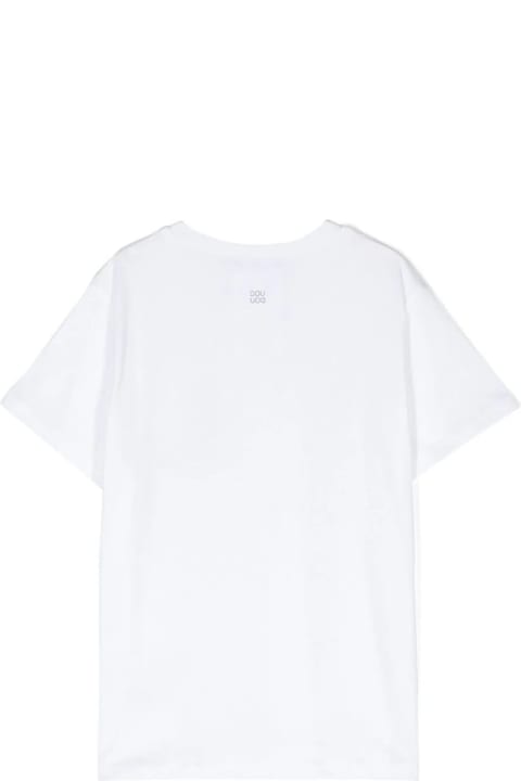 Douuod T-Shirts & Polo Shirts for Boys Douuod Dou Dou T-shirts And Polos White