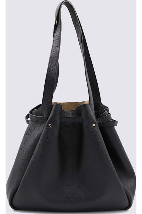 Homeware Tory Burch Black Leather Romy Tote