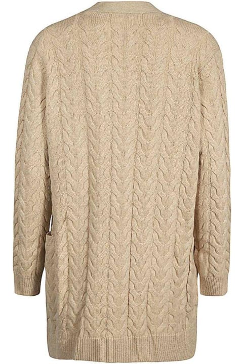 Max Mara Sweaters for Women Max Mara Buttoned Long-sleeved Knitted Cardigan
