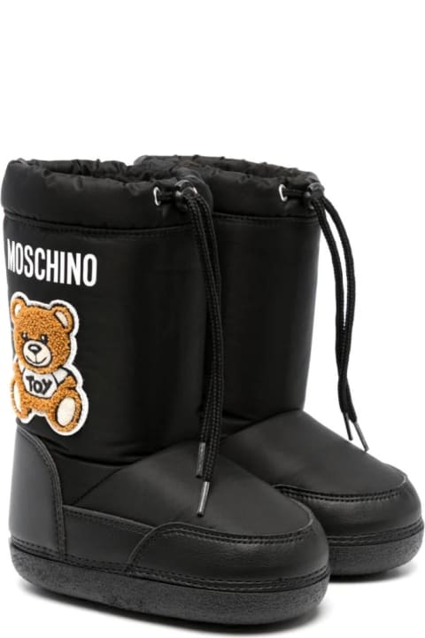 Shoes for Girls Moschino Teddy Bear Patch Snow Boots