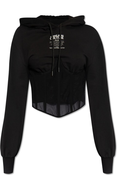 Versace Jeans Couture for Women Versace Jeans Couture Sweatshirt In Contrasting Fabrics