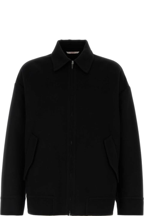 Homeware Valentino Garavani Black Wool Blend Oversize Jacket