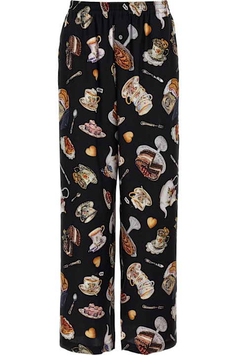 【関税&送料込み】Moschino 'Tea Time' Print Pants Moschino 'tea Time' Print Pants | italist
