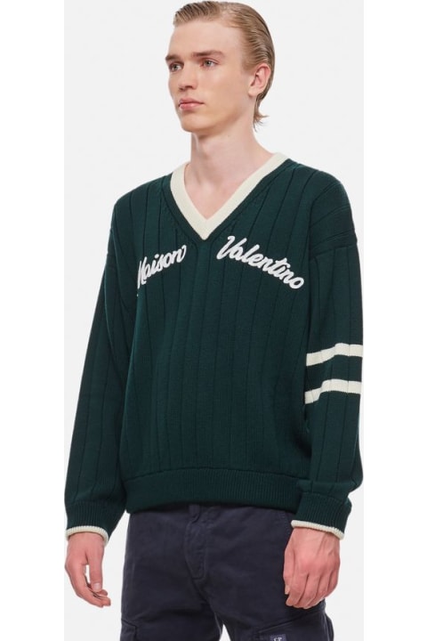 Valentino Sweaters for Women Valentino V Neck Wool Sweater