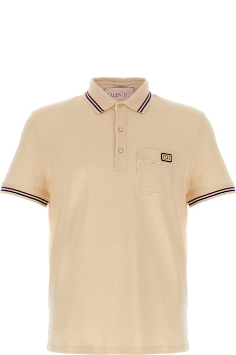 الملابس لـ القسم الرجالي Valentino Garavani Valentino Garavani 'vlogo' Polo Shirt