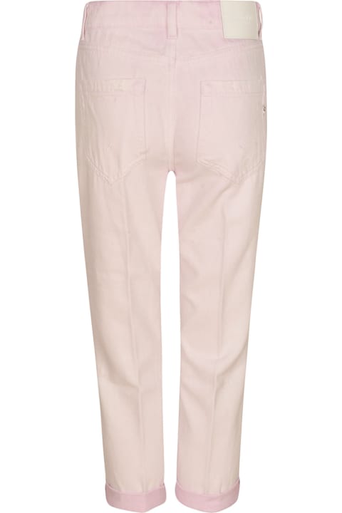 Dondup Pants & Shorts for Women Dondup Buttoned Cropped Jeans Dondup