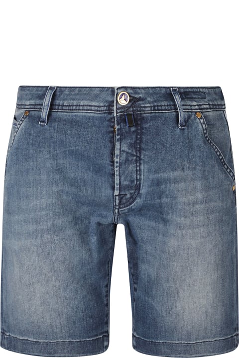 Jacob Cohen Pants for Men Jacob Cohen Button Denim Shorts