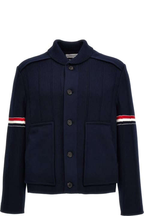 Thom Browne for Men Thom Browne 'double Face Shawl Collar' Cardigan