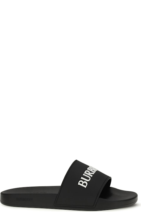 Burberry Logo Slippers