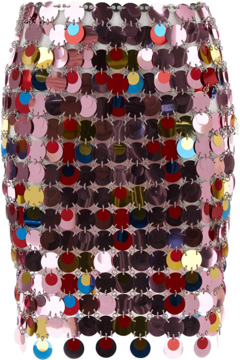 Homeware Paco Rabanne Multicolor Maxi Sequins Skirt