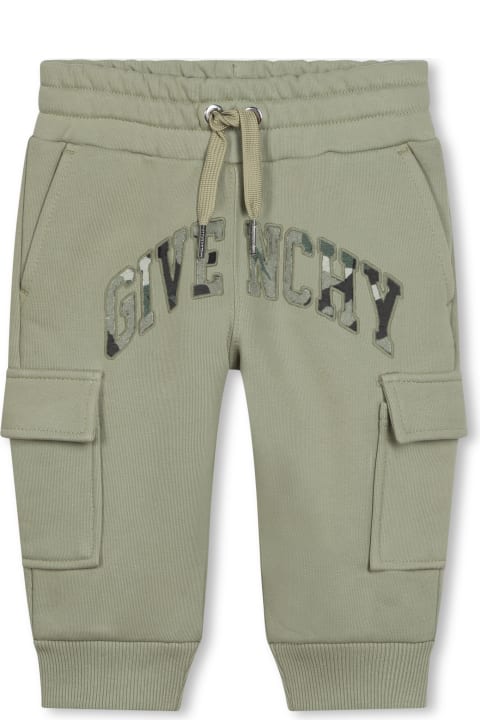 Givenchy Bottoms for Baby Girls Givenchy Pantaloni Sportivi Con Stampa