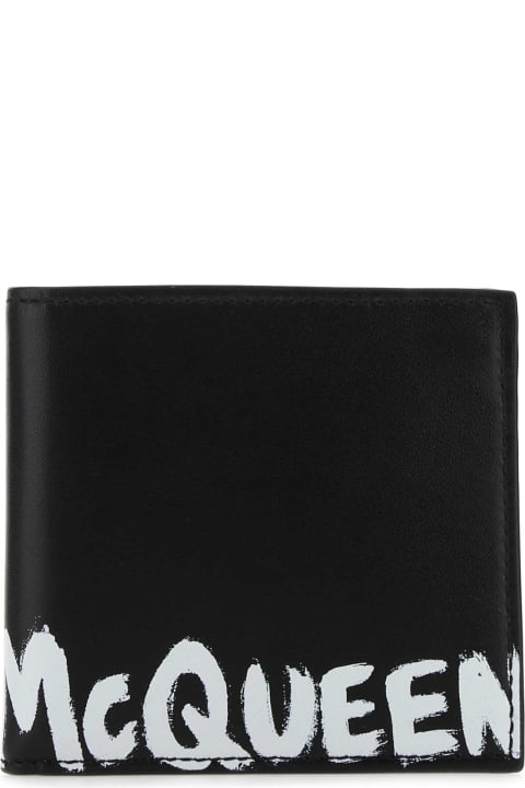Alexander McQueen Accessories for Men Alexander McQueen Black Leather Wallet