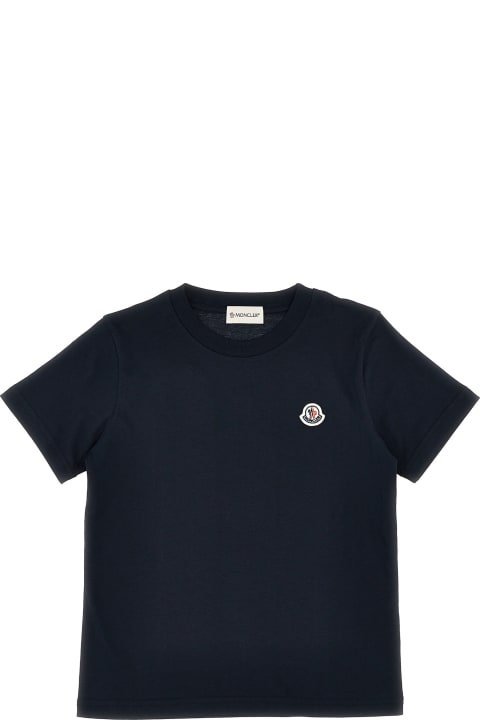 Moncler T-Shirts & Polo Shirts for Girls Moncler Logo Patch T-shirt