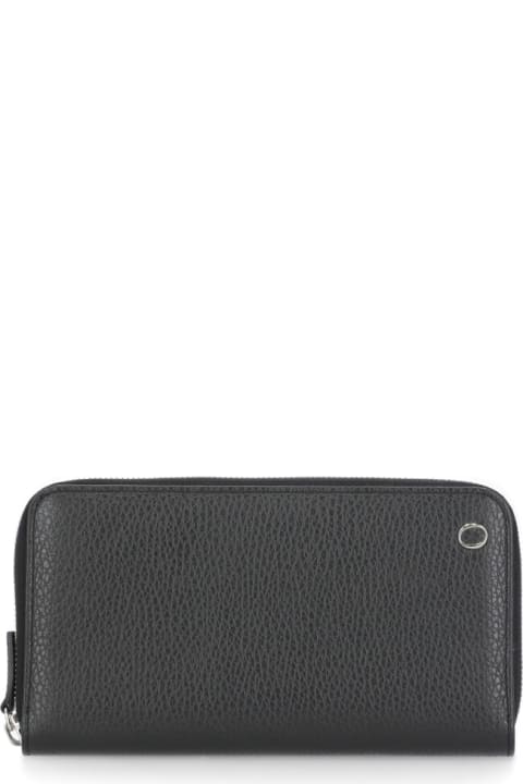 Orciani Wallets for Men Orciani Micron Leather Wallet