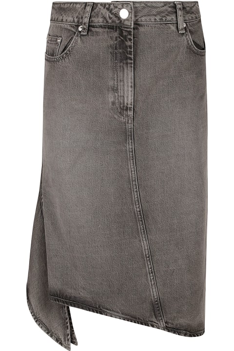 REMAIN Birger Christensen Skirts for Women REMAIN Birger Christensen Drape Denim Skirt