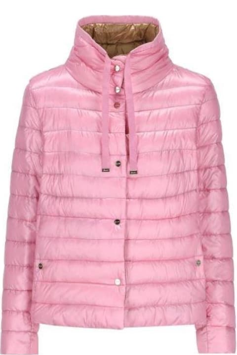 Herno Coats & Jackets for Women Herno Funnel Neck Reversible Puffer Jacket