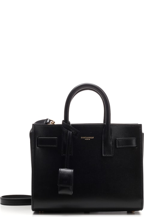 Homeware Saint Laurent Black 'sac De Jour' Nano Hand Bag