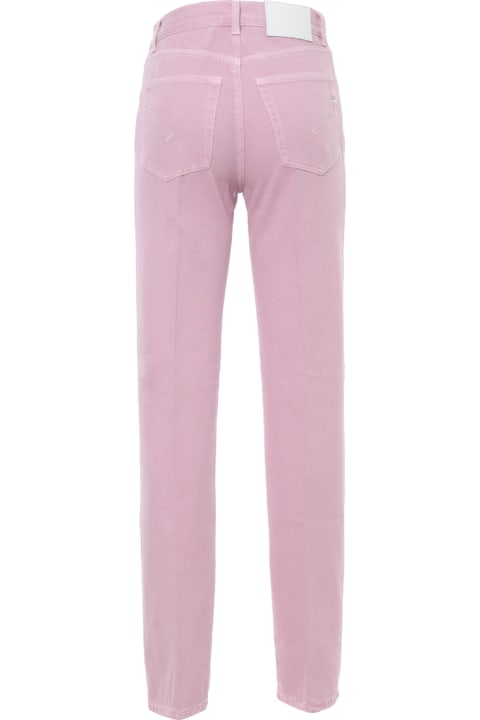 Dondup Pants & Shorts for Women Dondup Pink Skinny Jeans