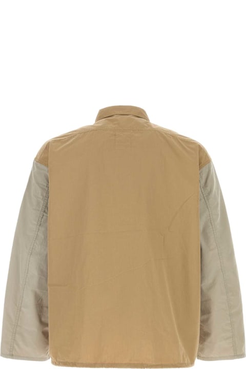 Nanamica لـ Kids Nanamica Biscuit Jersey Oversize Shirt