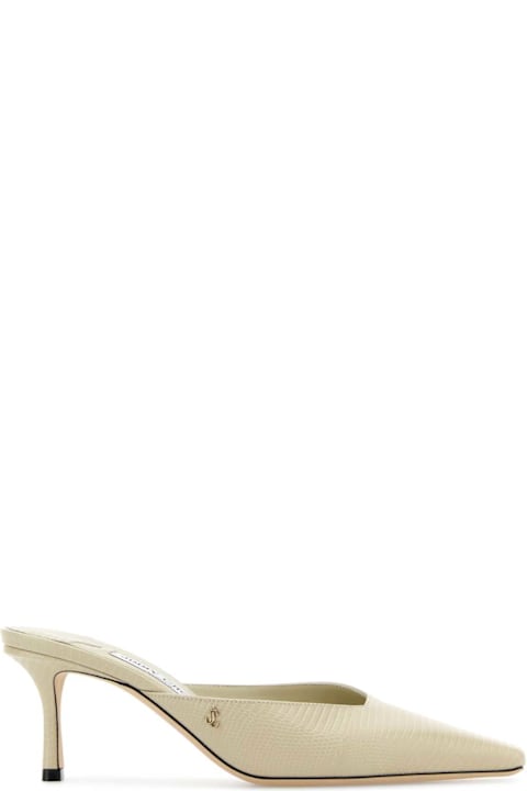 Jimmy Choo Sand Leather Vivi 65 Mules | italist