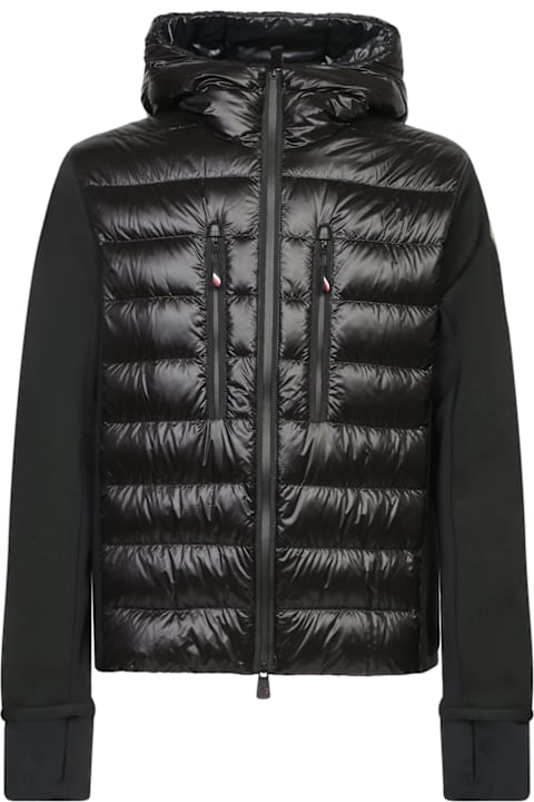 آخر صيحات الموضة من القسم الرجالي Moncler Grenoble Hooded Knit Cardigan