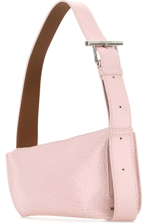 Alexander McQueen Bags for Women Alexander McQueen Pink Leather Sling T-bar Crossbody Bag