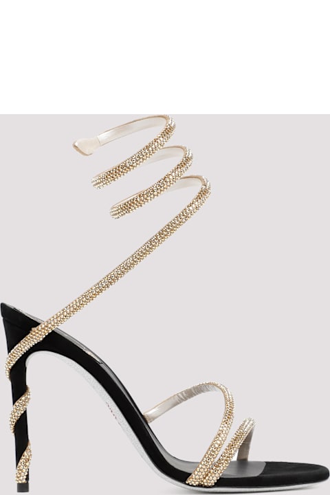 أدوات منزلية René Caovilla Renè Caovilla Golden Margot Spiral Sandals