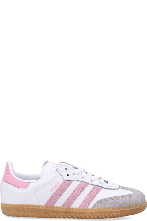 Homeware Adidas Originals Adidas Originals White Kid's Samba Og Sneakers