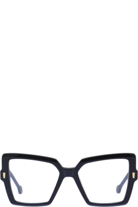 メガネ KYME Kyme - GEA COL 1 - OPTICAL GLASSES - glossy black Oiritaly Eyeglasses frame - Woman - Kyme - GEA COL 1