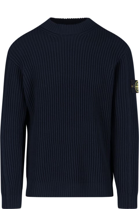 Fashion for Men Stone Island Ribbed Sweater