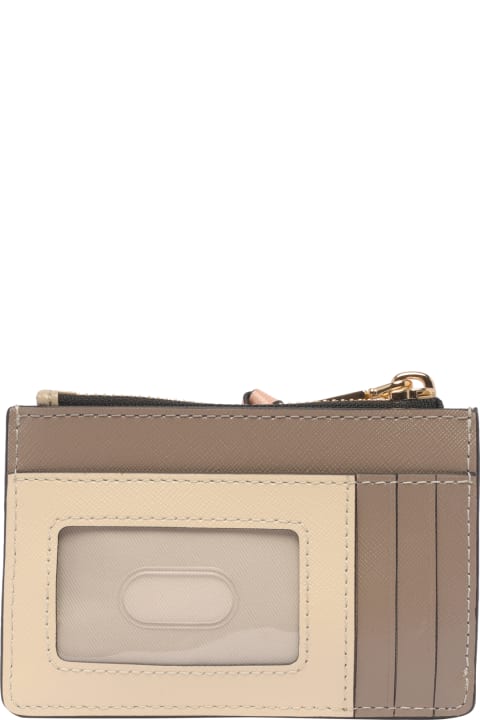 Marc Jacobs Keyrings for Women Marc Jacobs The Snapshot Top Zip Multi Wallet