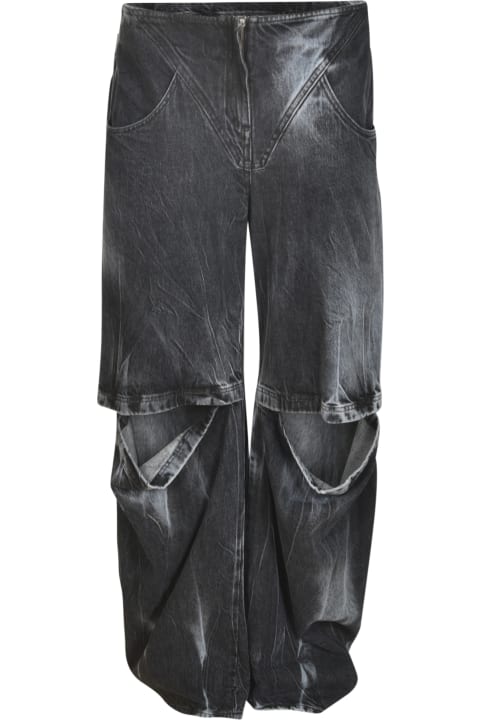 Alessandro Vigilante Clothing for Women Alessandro Vigilante Cut-out Detail Stonewashed Jeans