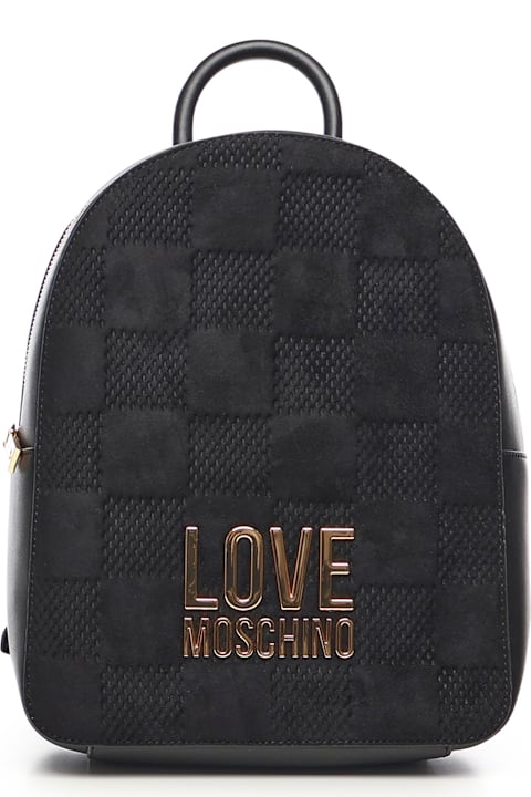 Love Moschino for Men Love Moschino Lettering Logo Backpack