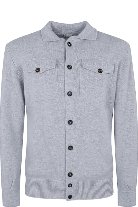 Eleventy Shirts for Men Eleventy Cargo Buttoned Shirt