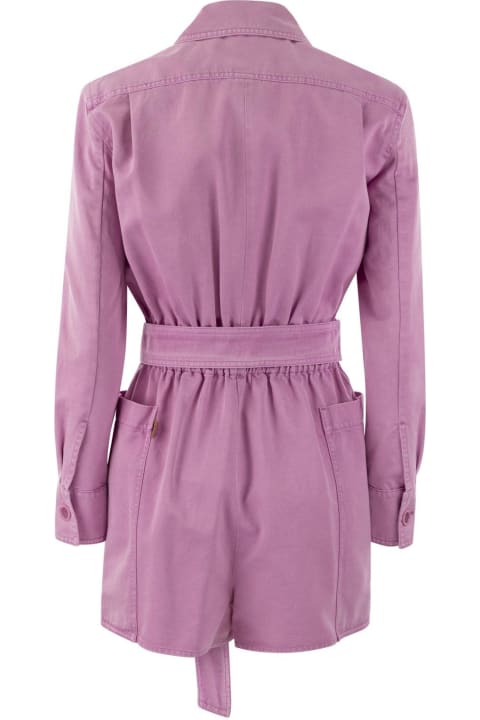 Coats & Jackets for Women Max Mara Belted Long-sleeved Jumpsuit