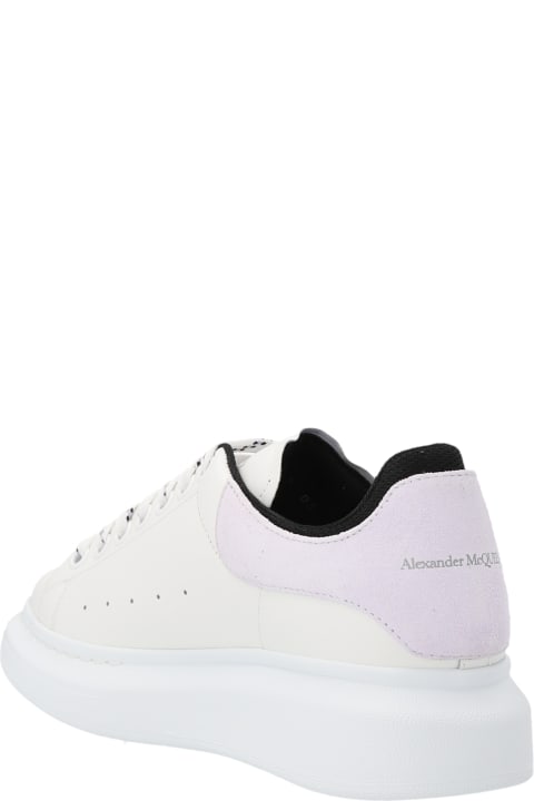Alexander McQueen for Women Alexander McQueen White, Black And Lilac Oversize Sneakers