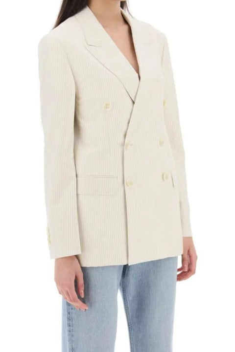 Celine معاطف وجواكت لـ السيدات Celine Double-breasted Jacket