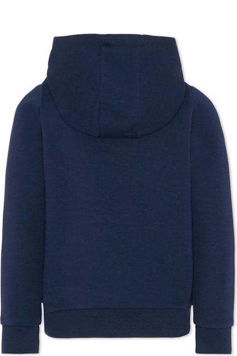 Homeware Hugo Boss Blue Sweatshirt For Boy With Logo