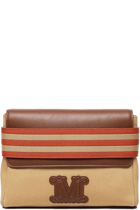 Max Mara Bags for Women Max Mara Opice Logo Patch Clutch Bag Max Mara