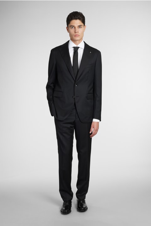 Suits for Men Tagliatore 0205 Dress In Blue Wool