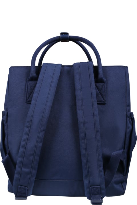 ベビーボーイズ アクセサリー＆ギフト Kenzo Kids Blue Mother Bag For Baby Boy With Logo