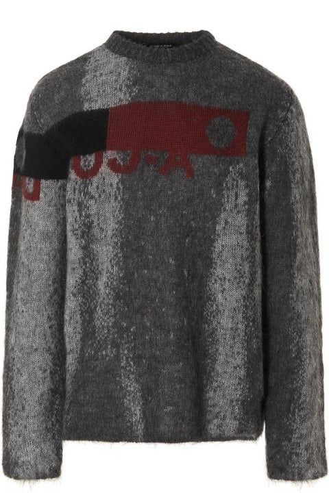 'sprayed Jaquard' Sweater