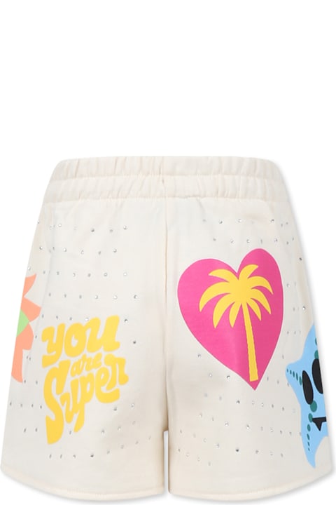 Homeware Barrow Ivory Shorts For Girl With Smiley