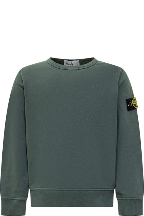 ملابس علوية لـ بنات Stone Island Junior Sweatshirt